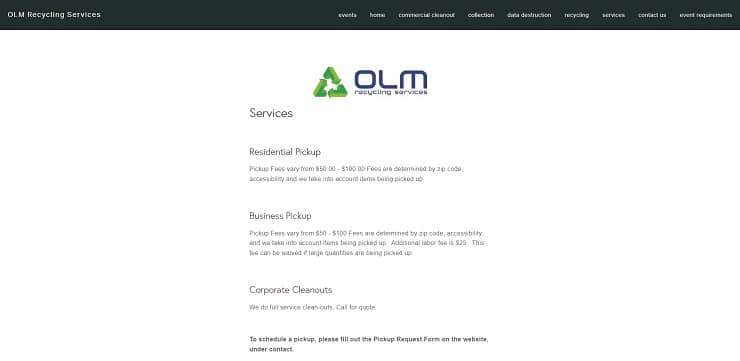 olm recycling services